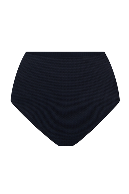 ROEM Lana Texture Bottom in black, ghost back view