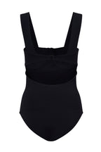 ROEM Calabria One Piece in Black, ghost back view