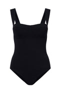ROEM Calabria One Piece in Black, ghost front view