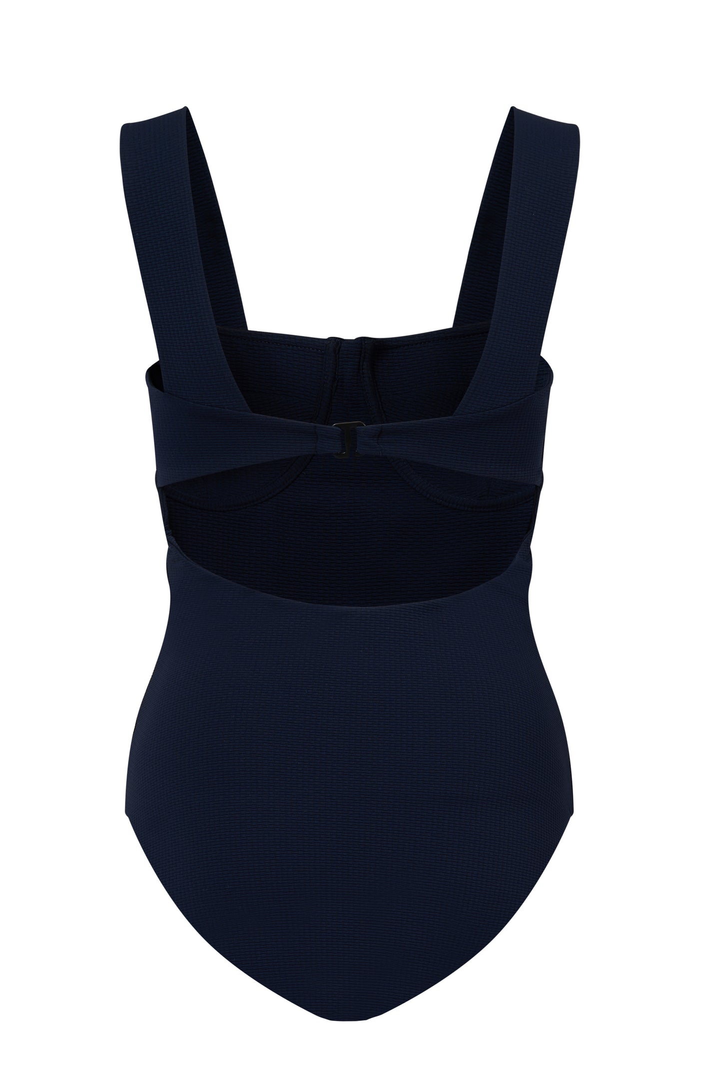 ROEM Calabria One Piece in Indigo, ghost back view