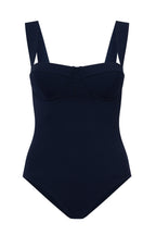 ROEM Calabria One Piece in Indigo, ghost front view