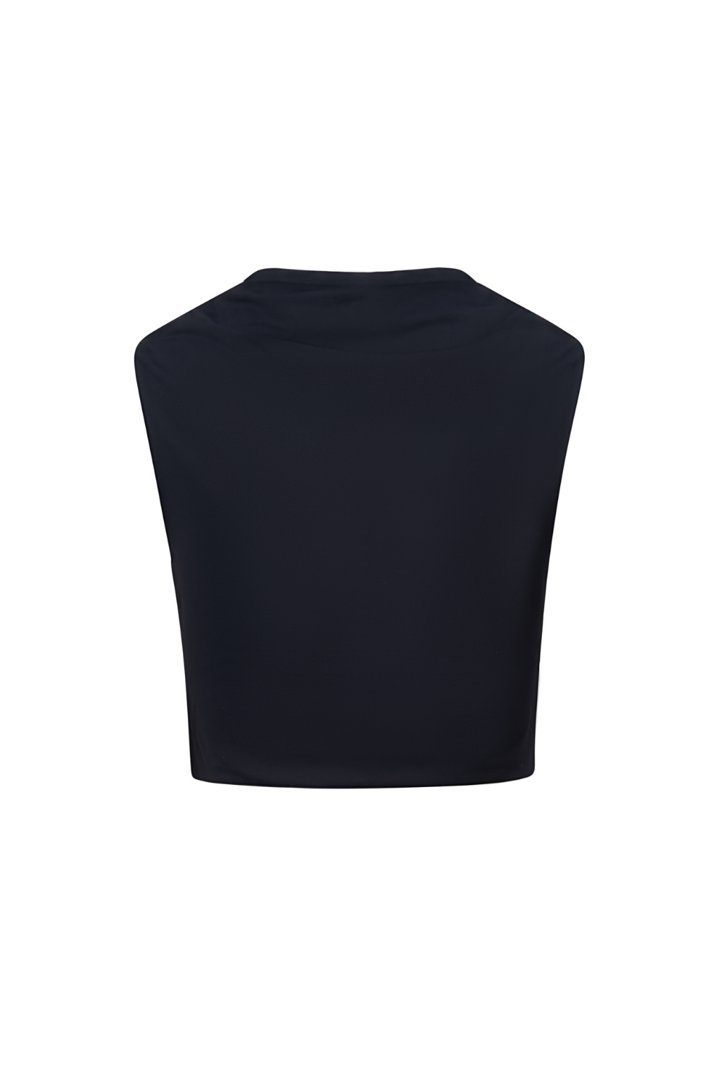 ROEM Grace Swim Top in Black, ghost back view