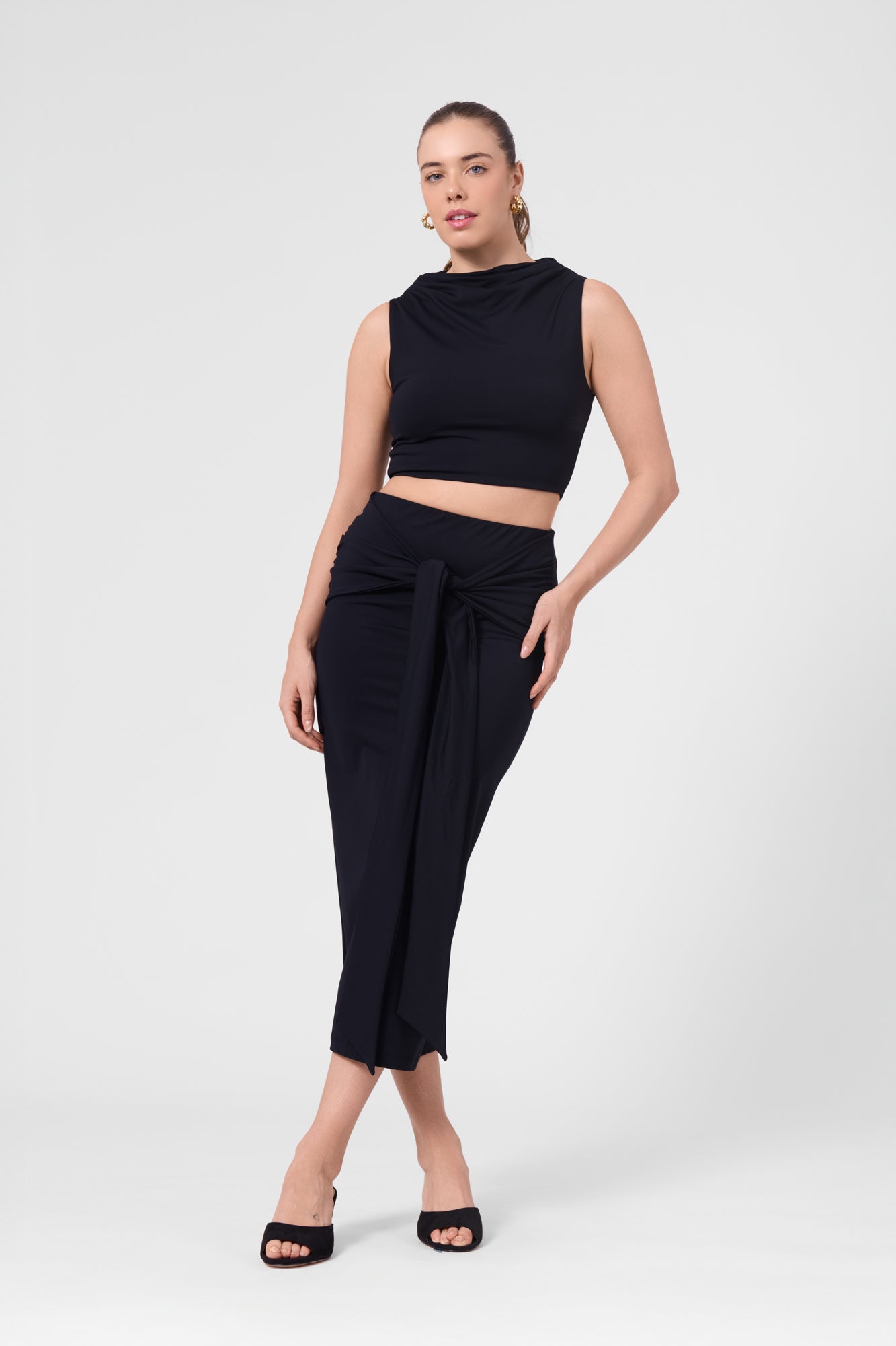 Grace Swim Top - Black