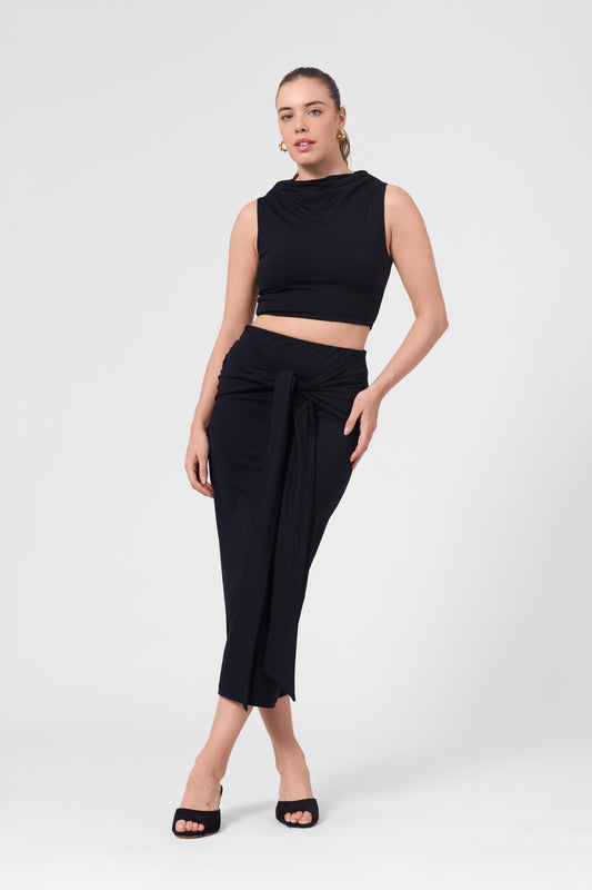 Grace Black Swim Top