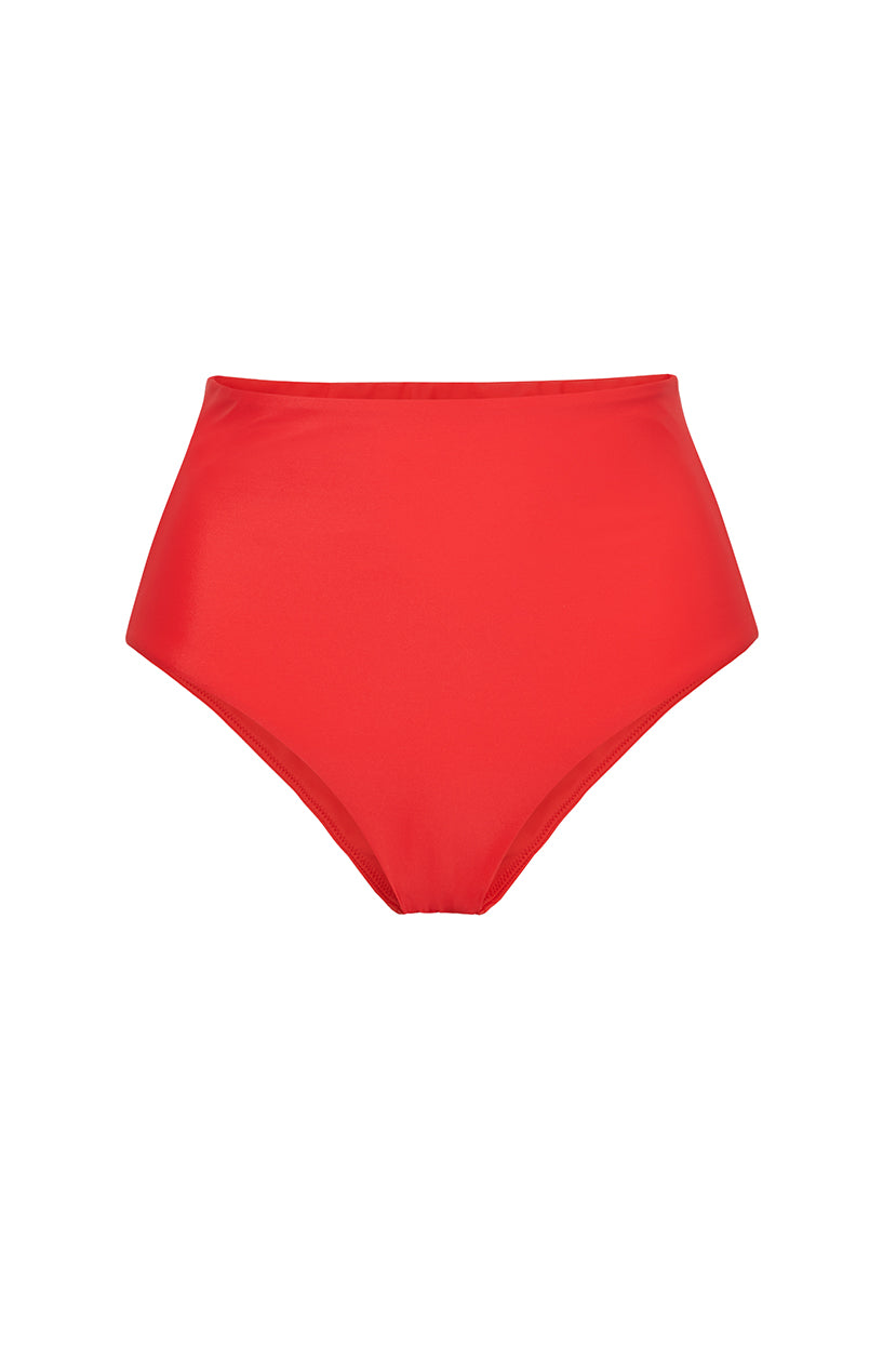 ROEM Lana Bottom in Poppy Red, front view