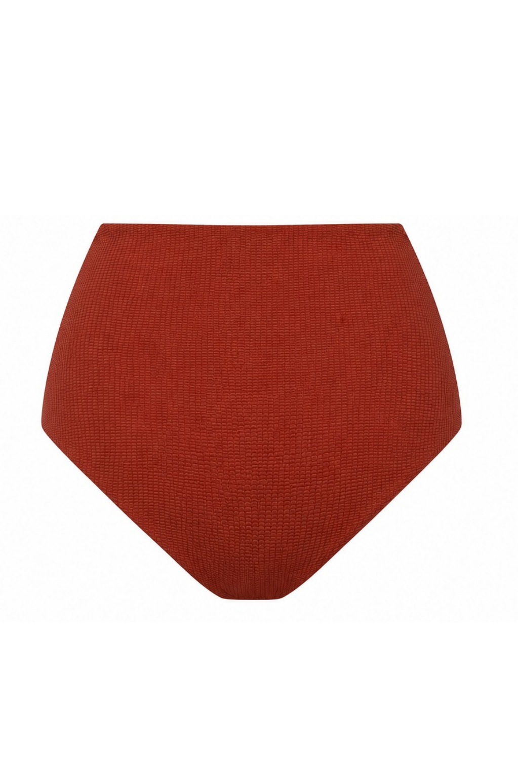 ROEM Lana Texture Bottom in Terracotta, ghost back view