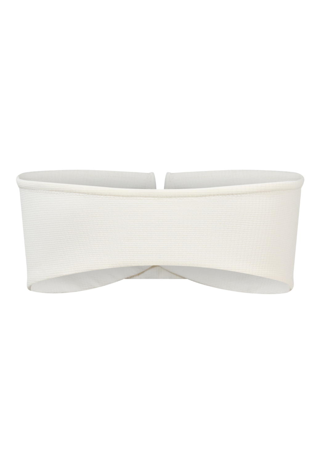 ROEM Lorient Bandeau Top in Pearl, back view