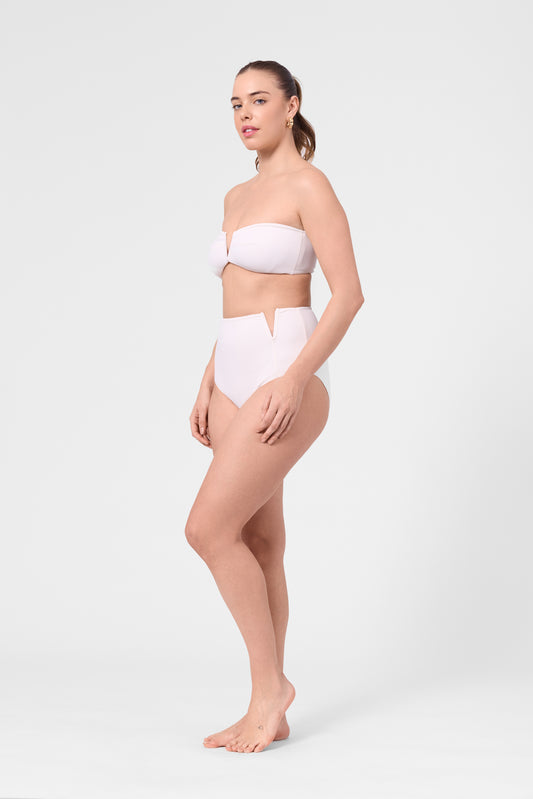 Marigot V High Rise Bottom - Pearl