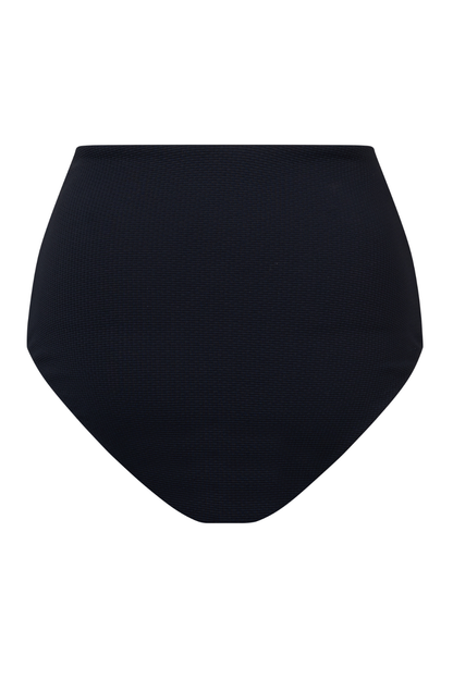 ROEM Marigot V High Rise Bottom in Black, back view
