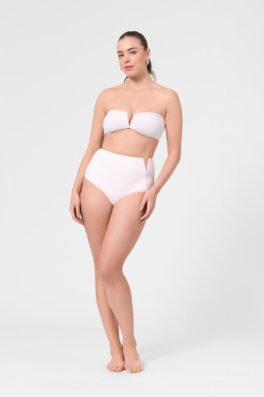Marigot V High Rise Bottom - Pearl
