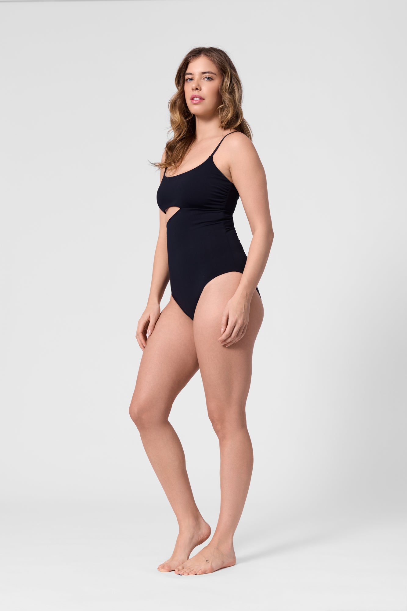 Nerrisa Cut Out One Piece - Black